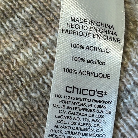 Chico's Sunny Isles Fringe Sweater Vest NWT - Picture 5 of 8